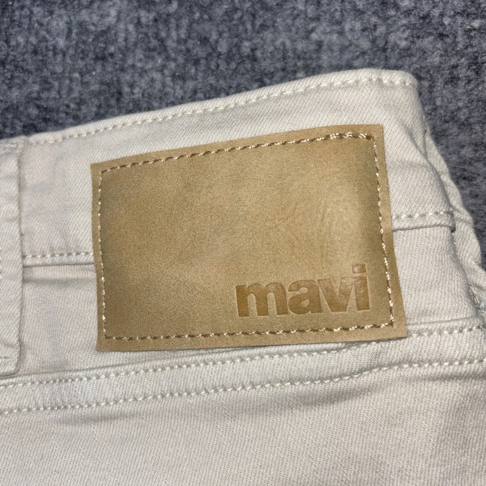 Mavi Steve Athletic Tapered Fit Pants Mens 38x30 Beige Stretch Chinos Comfort - Picture 8 of 13